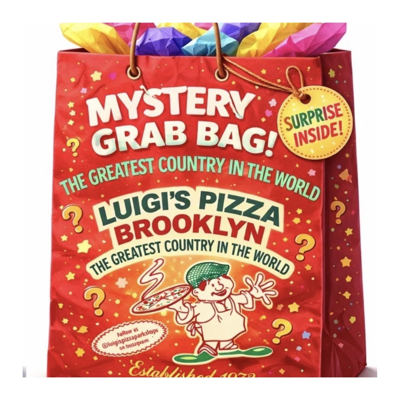 🎁 Avielle Xpress Mystery Grab Bags – Luigi’s Edition 🍕