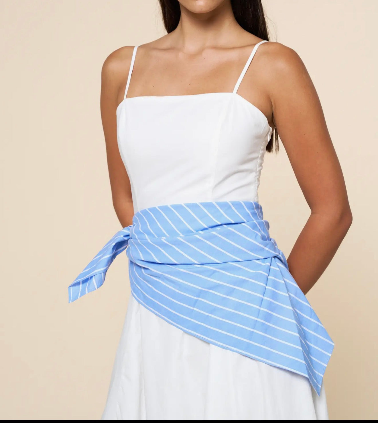 Tie Waist Bandana Maxi Dress