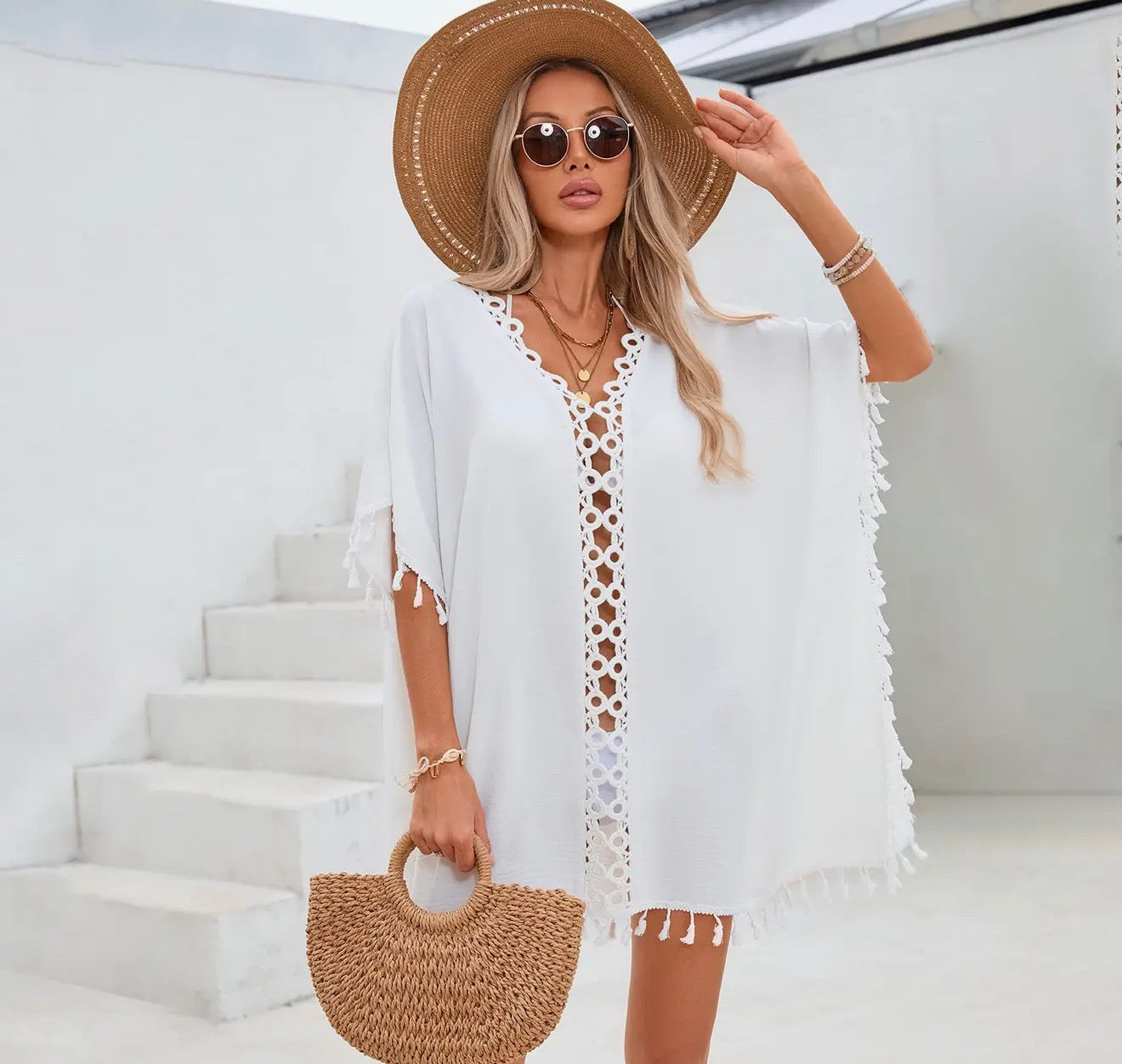 Crochet Fringe Cover-Up