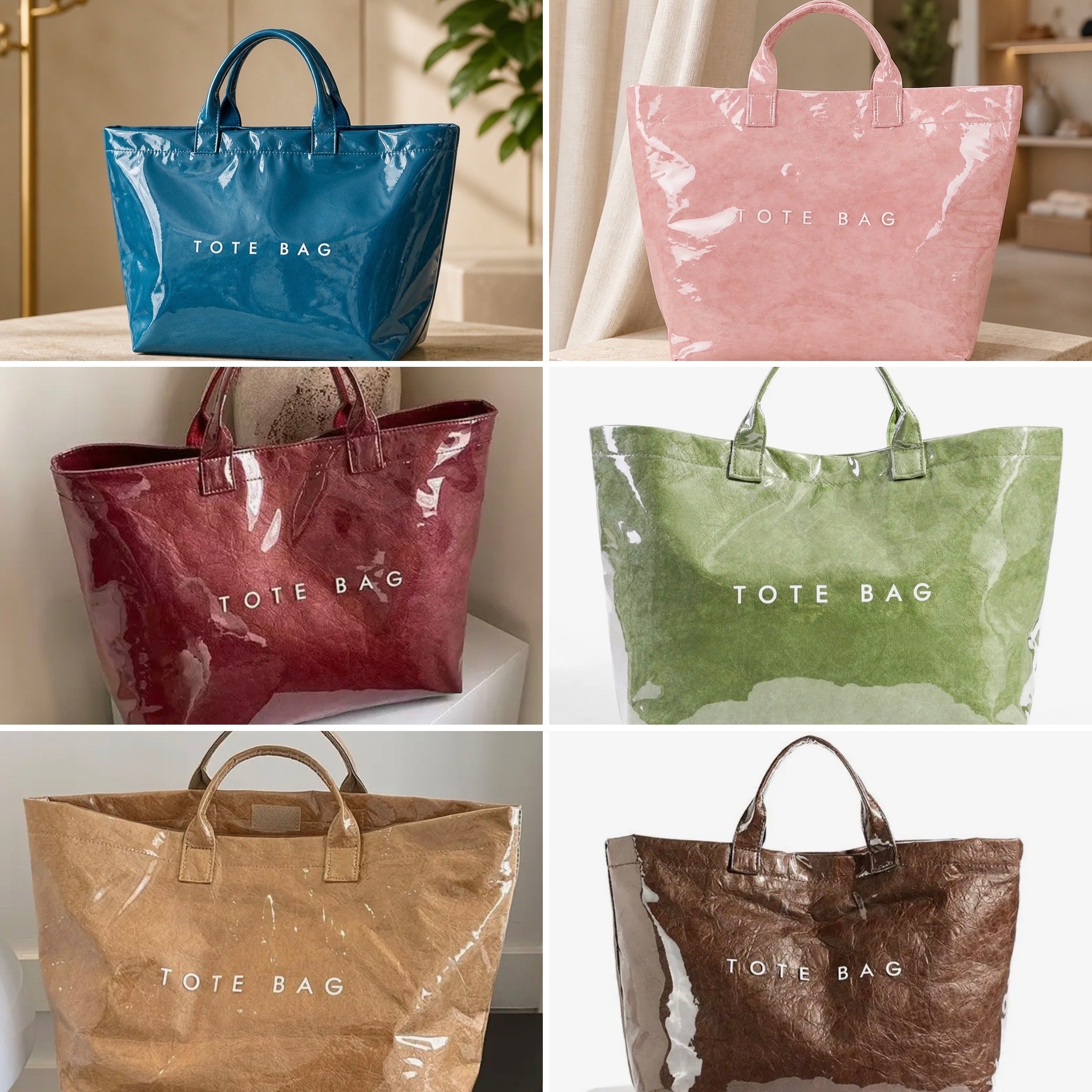 Glossy PVC Tote