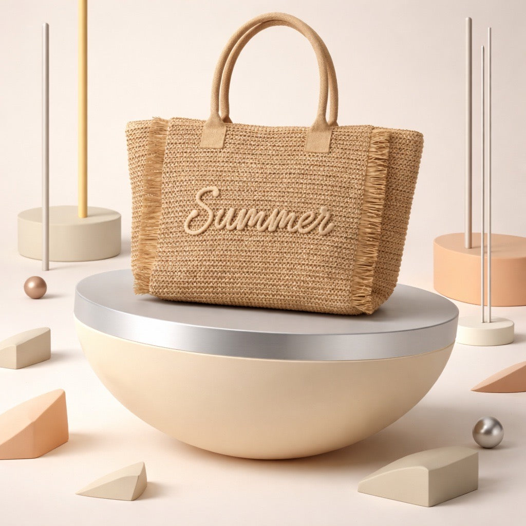 Summer Woven Tote Bag Collection