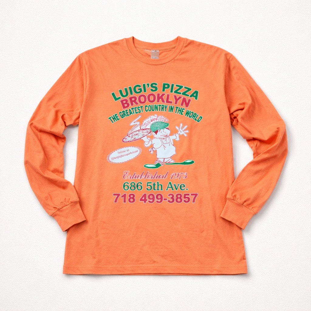 Orange Long Sleeve Shirt