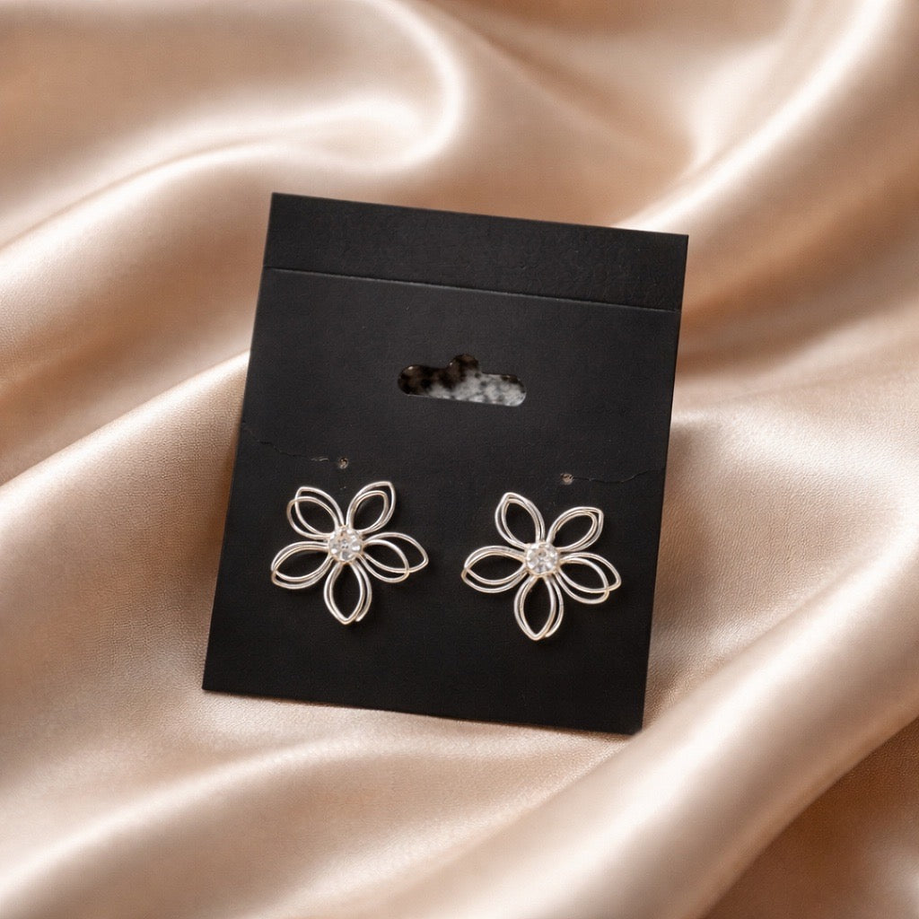 Dainty Bloom Floral Stud Earrings