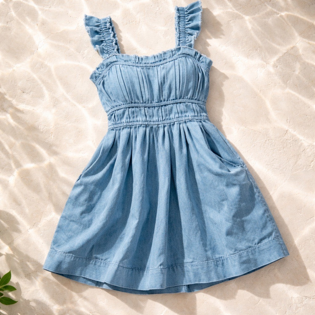 Denim Romper