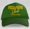 Embroidered Pizza & Wine HatGreen